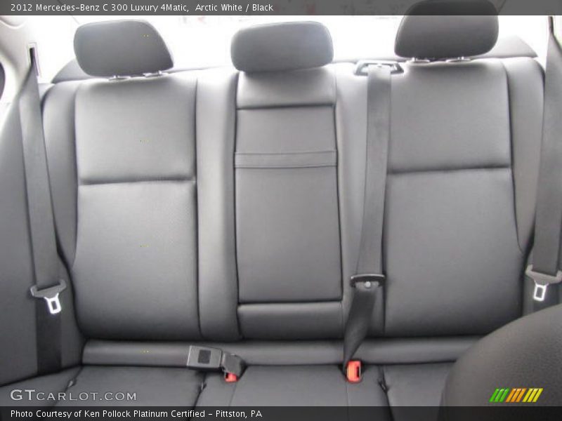 Arctic White / Black 2012 Mercedes-Benz C 300 Luxury 4Matic