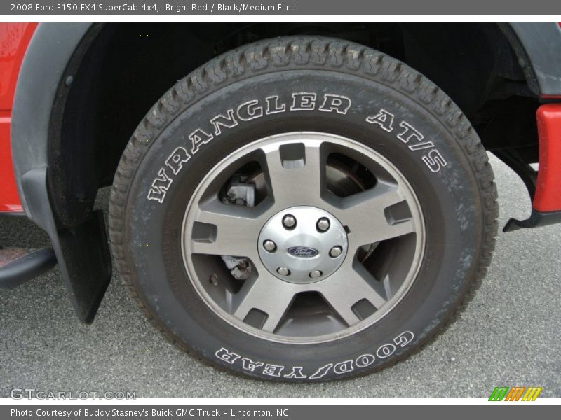 Bright Red / Black/Medium Flint 2008 Ford F150 FX4 SuperCab 4x4