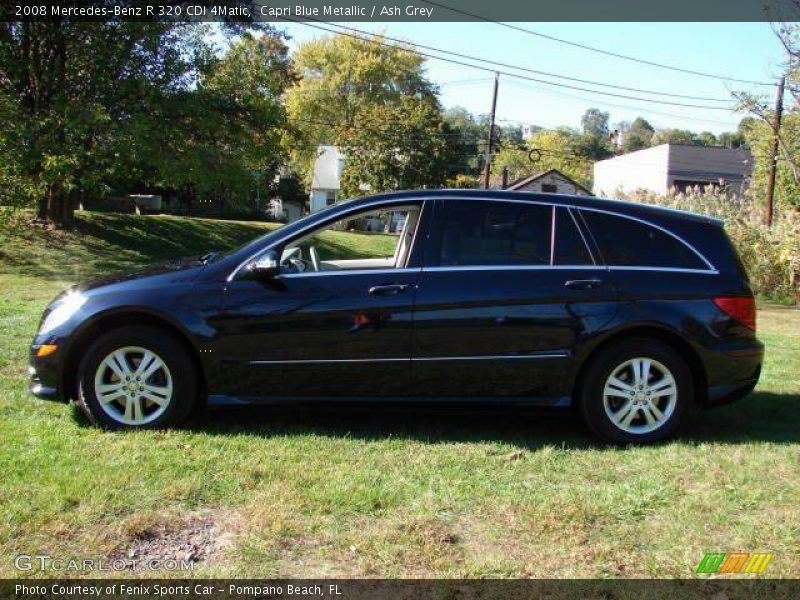 Capri Blue Metallic / Ash Grey 2008 Mercedes-Benz R 320 CDI 4Matic