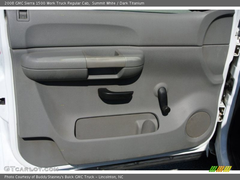 Summit White / Dark Titanium 2008 GMC Sierra 1500 Work Truck Regular Cab