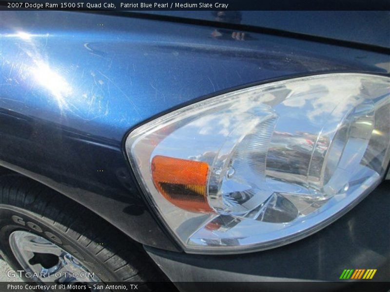 Patriot Blue Pearl / Medium Slate Gray 2007 Dodge Ram 1500 ST Quad Cab