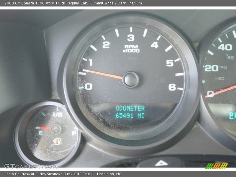 Summit White / Dark Titanium 2008 GMC Sierra 1500 Work Truck Regular Cab