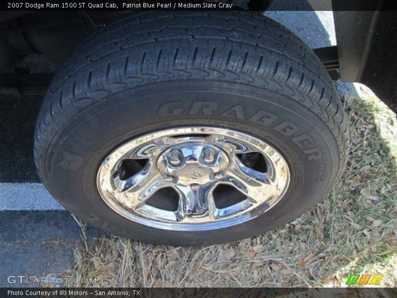 Patriot Blue Pearl / Medium Slate Gray 2007 Dodge Ram 1500 ST Quad Cab