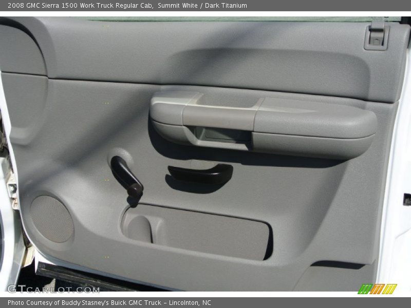 Summit White / Dark Titanium 2008 GMC Sierra 1500 Work Truck Regular Cab