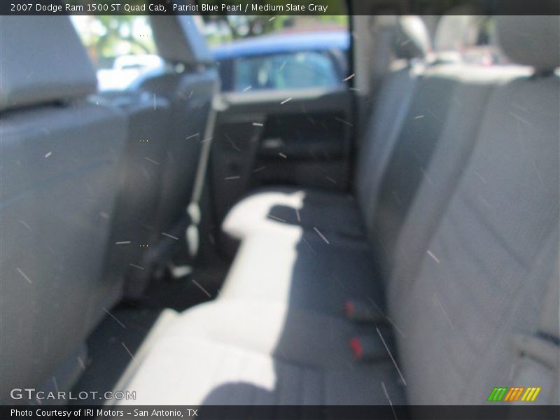 Patriot Blue Pearl / Medium Slate Gray 2007 Dodge Ram 1500 ST Quad Cab