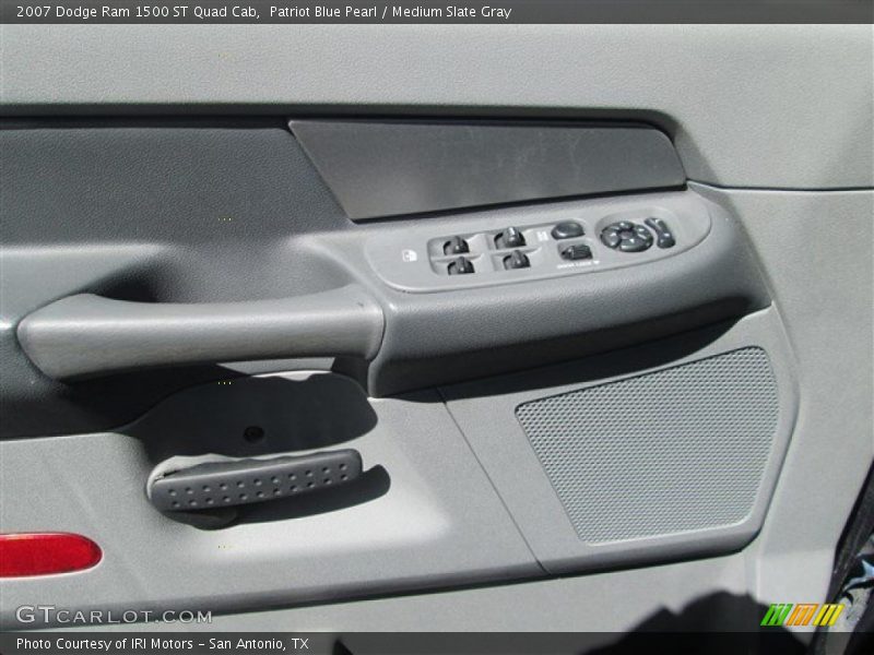 Patriot Blue Pearl / Medium Slate Gray 2007 Dodge Ram 1500 ST Quad Cab