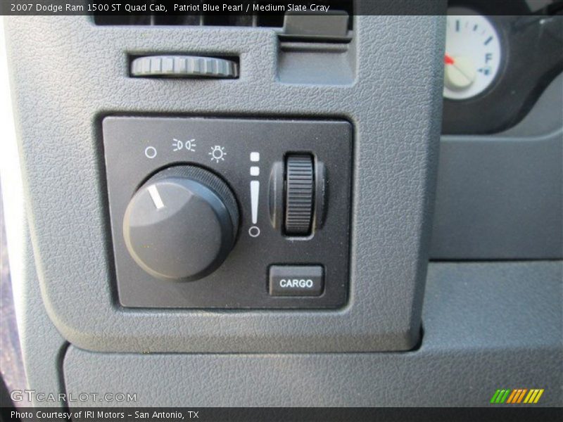 Patriot Blue Pearl / Medium Slate Gray 2007 Dodge Ram 1500 ST Quad Cab