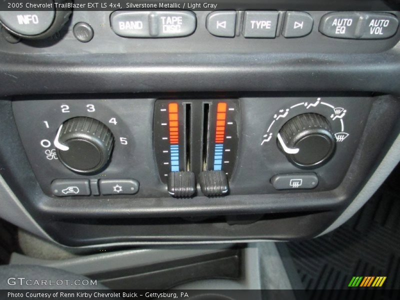 Controls of 2005 TrailBlazer EXT LS 4x4