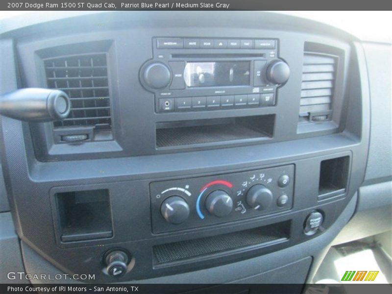 Patriot Blue Pearl / Medium Slate Gray 2007 Dodge Ram 1500 ST Quad Cab