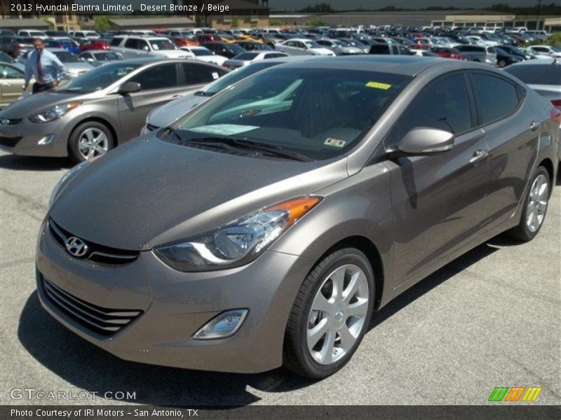 Desert Bronze / Beige 2013 Hyundai Elantra Limited