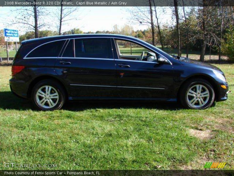 Capri Blue Metallic / Ash Grey 2008 Mercedes-Benz R 320 CDI 4Matic
