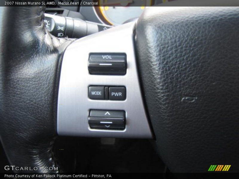 Merlot Pearl / Charcoal 2007 Nissan Murano SL AWD
