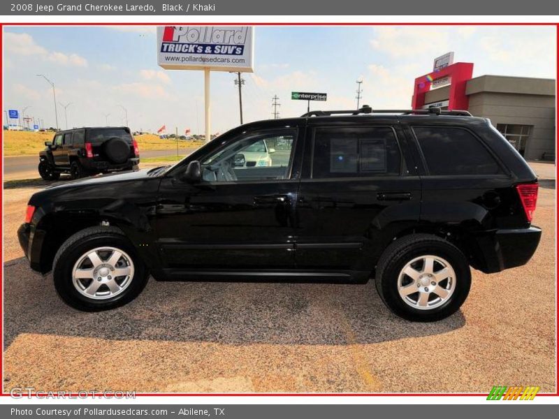 Black / Khaki 2008 Jeep Grand Cherokee Laredo
