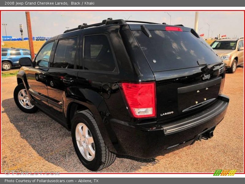 Black / Khaki 2008 Jeep Grand Cherokee Laredo