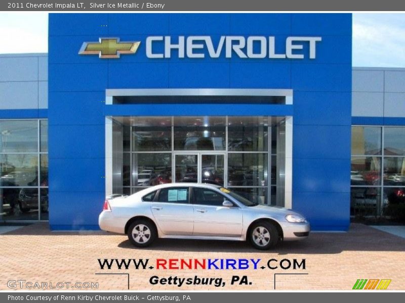 Silver Ice Metallic / Ebony 2011 Chevrolet Impala LT