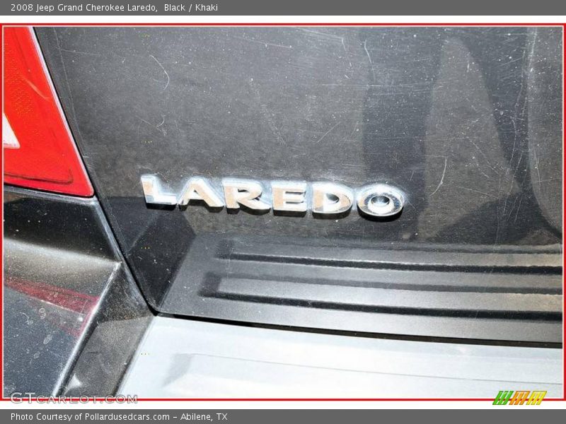 Black / Khaki 2008 Jeep Grand Cherokee Laredo