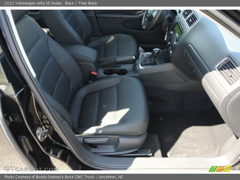 Black / Titan Black 2012 Volkswagen Jetta SE Sedan