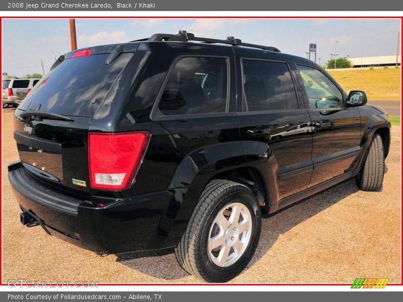 Black / Khaki 2008 Jeep Grand Cherokee Laredo