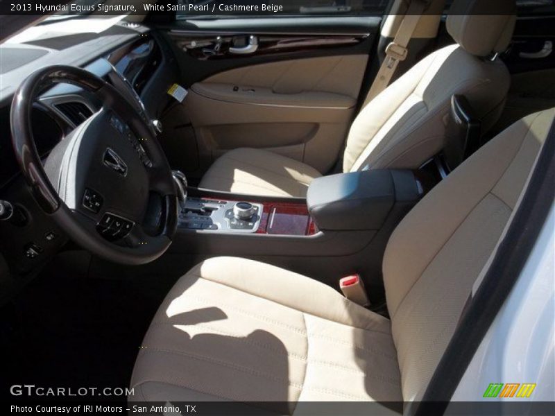 White Satin Pearl / Cashmere Beige 2013 Hyundai Equus Signature
