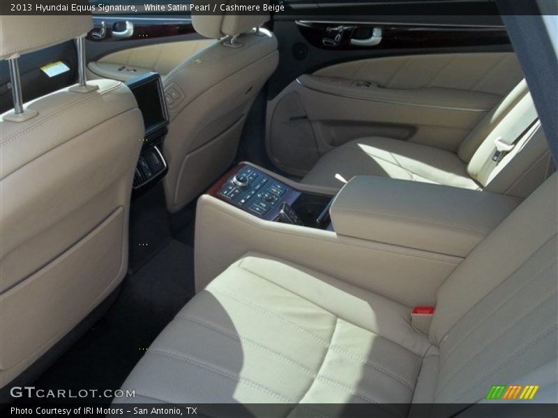 White Satin Pearl / Cashmere Beige 2013 Hyundai Equus Signature