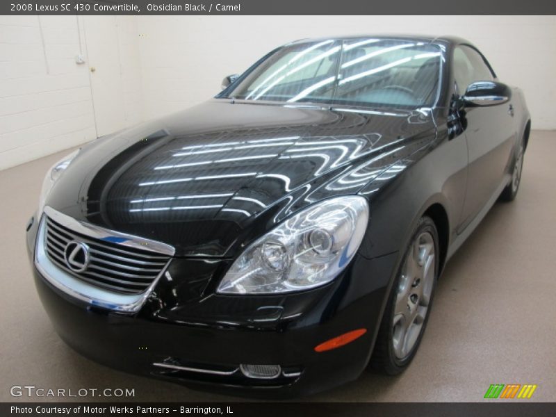 Obsidian Black / Camel 2008 Lexus SC 430 Convertible