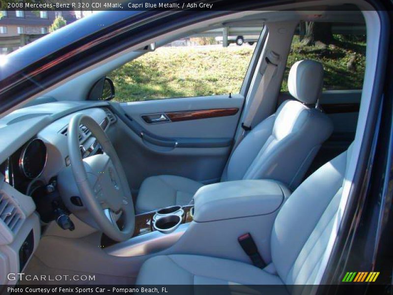 Capri Blue Metallic / Ash Grey 2008 Mercedes-Benz R 320 CDI 4Matic