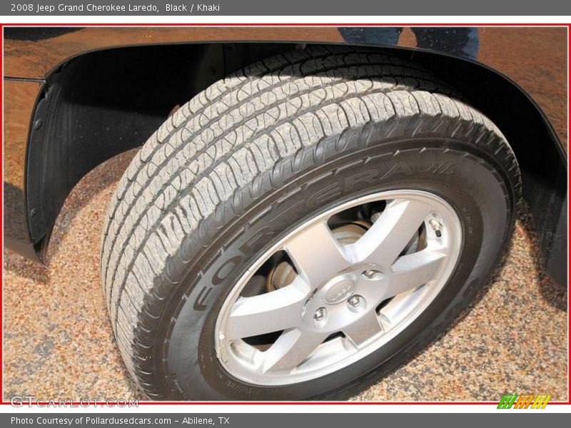 Black / Khaki 2008 Jeep Grand Cherokee Laredo
