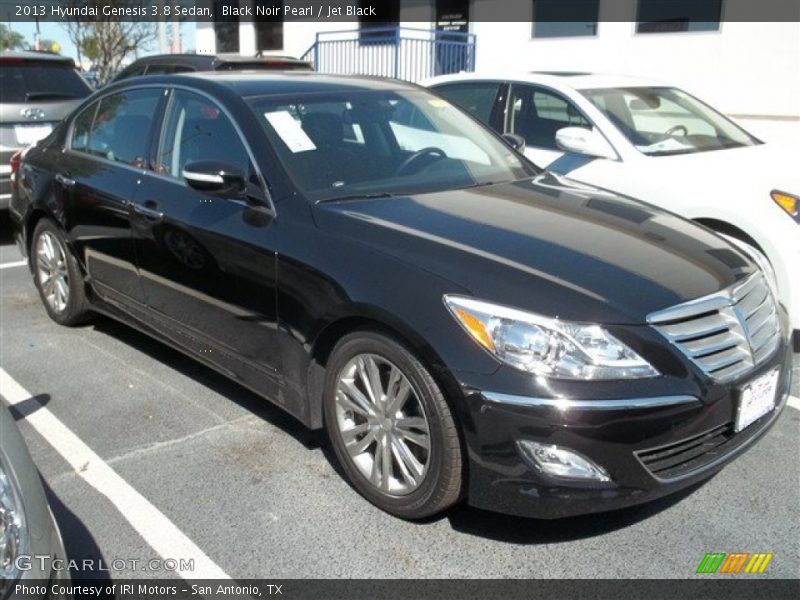 Black Noir Pearl / Jet Black 2013 Hyundai Genesis 3.8 Sedan
