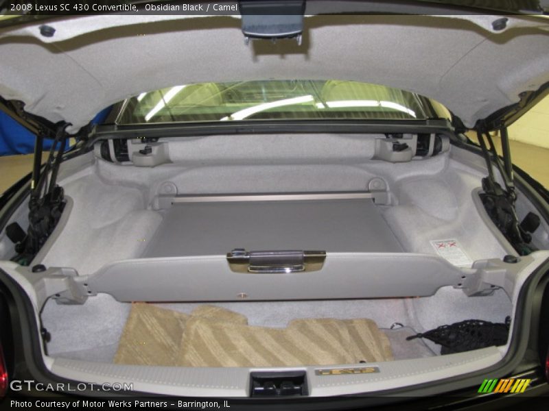 Obsidian Black / Camel 2008 Lexus SC 430 Convertible