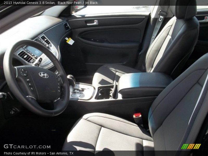 Black Noir Pearl / Jet Black 2013 Hyundai Genesis 3.8 Sedan