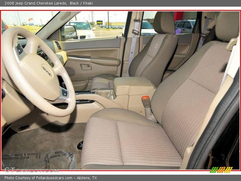 Black / Khaki 2008 Jeep Grand Cherokee Laredo