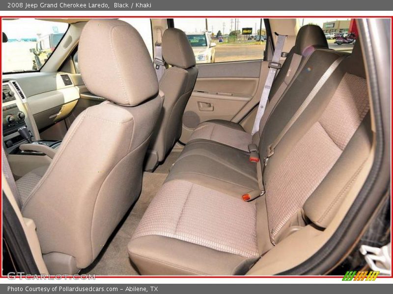 Black / Khaki 2008 Jeep Grand Cherokee Laredo