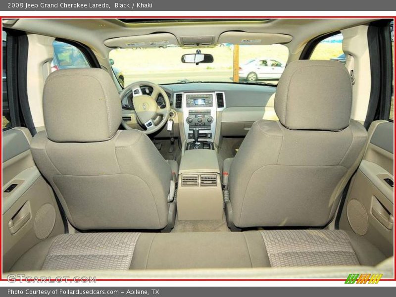 Black / Khaki 2008 Jeep Grand Cherokee Laredo