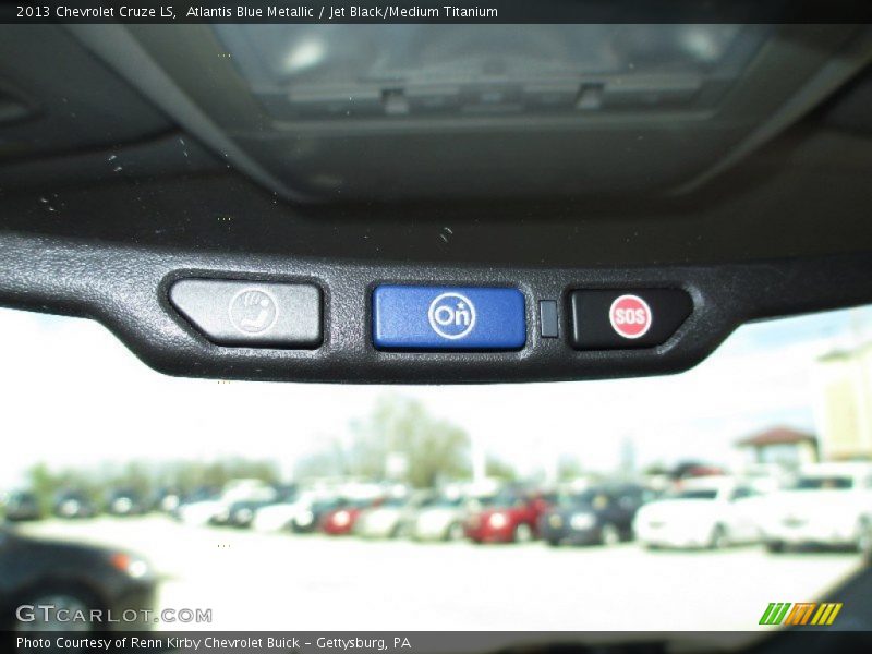 Atlantis Blue Metallic / Jet Black/Medium Titanium 2013 Chevrolet Cruze LS