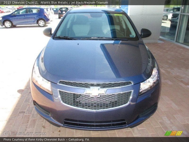 Atlantis Blue Metallic / Jet Black/Medium Titanium 2013 Chevrolet Cruze LS