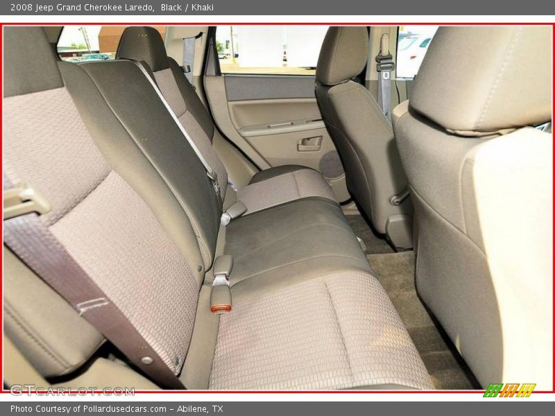 Black / Khaki 2008 Jeep Grand Cherokee Laredo