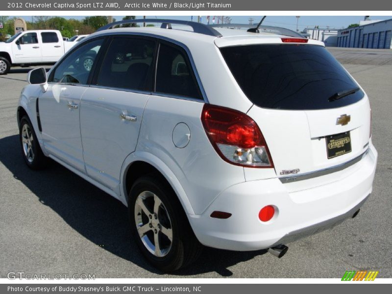 Arctic Ice White / Black/Light Titanium 2012 Chevrolet Captiva Sport LTZ AWD