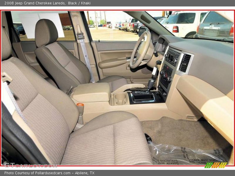 Black / Khaki 2008 Jeep Grand Cherokee Laredo
