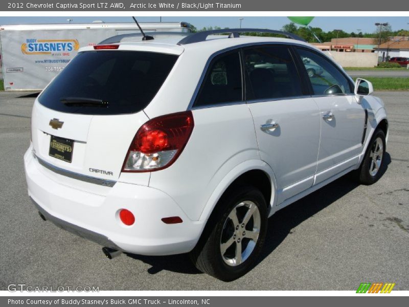 Arctic Ice White / Black/Light Titanium 2012 Chevrolet Captiva Sport LTZ AWD