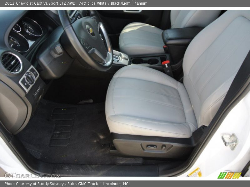 Arctic Ice White / Black/Light Titanium 2012 Chevrolet Captiva Sport LTZ AWD