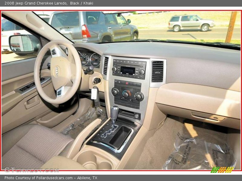 Black / Khaki 2008 Jeep Grand Cherokee Laredo