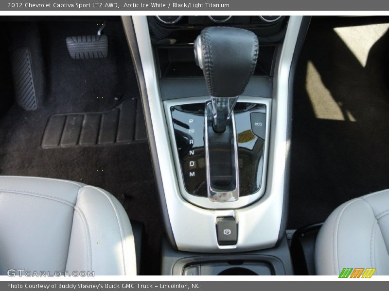 Arctic Ice White / Black/Light Titanium 2012 Chevrolet Captiva Sport LTZ AWD