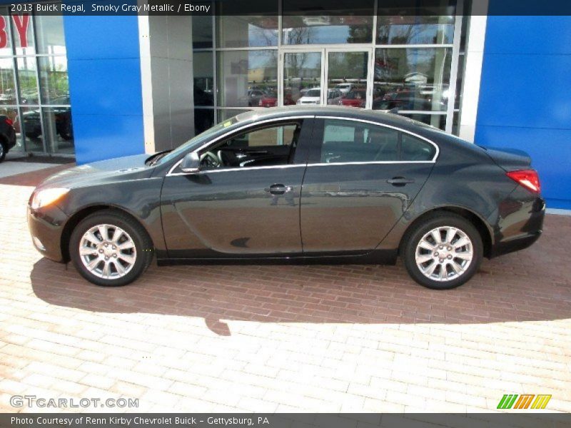 Smoky Gray Metallic / Ebony 2013 Buick Regal