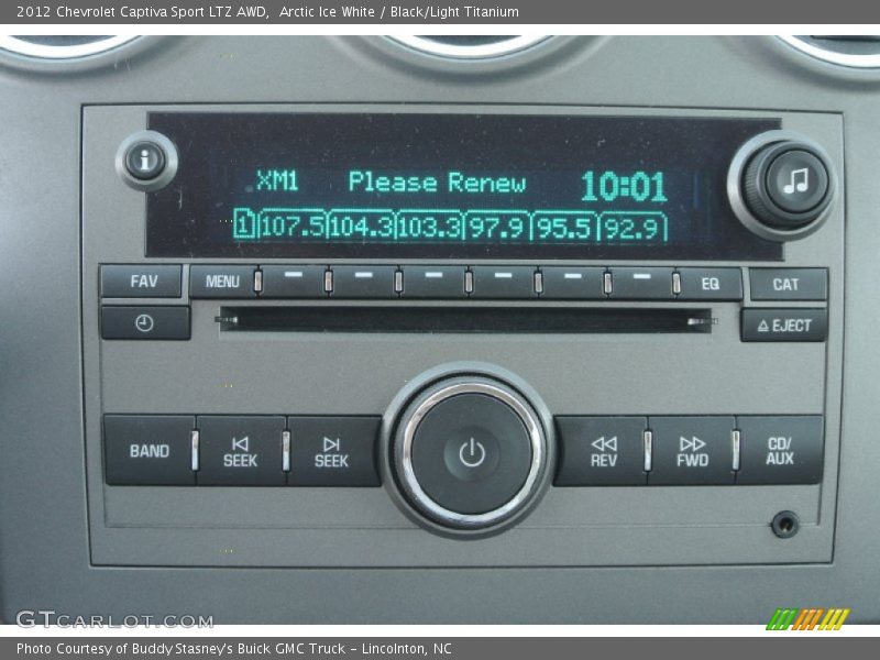 Arctic Ice White / Black/Light Titanium 2012 Chevrolet Captiva Sport LTZ AWD