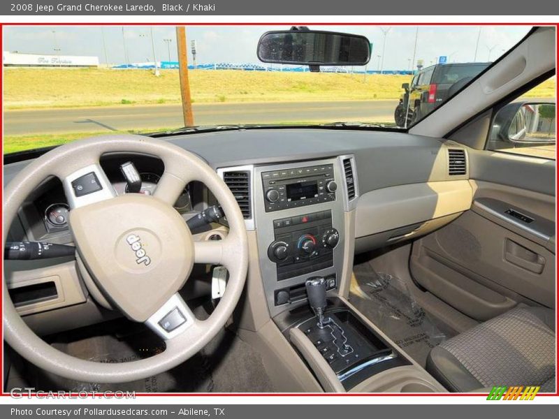 Black / Khaki 2008 Jeep Grand Cherokee Laredo