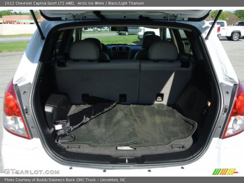 Arctic Ice White / Black/Light Titanium 2012 Chevrolet Captiva Sport LTZ AWD