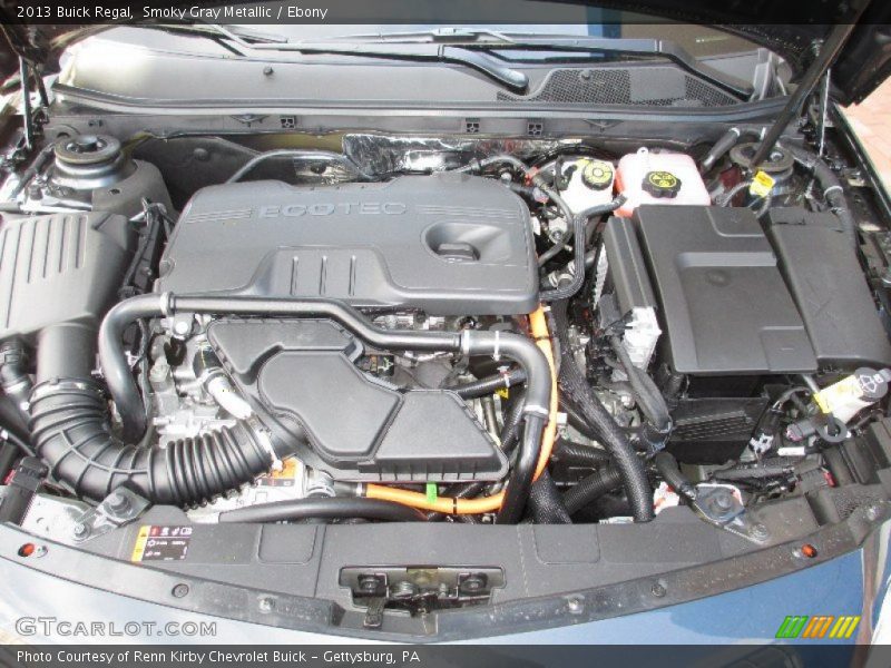  2013 Regal  Engine - 2.4 Liter SIDI DOHC 16-Valve VVT 4 Cylinder Gasoline/eAssist Electric Motor