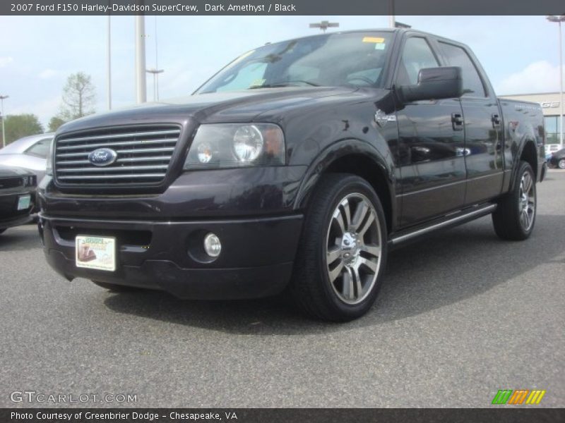 Dark Amethyst / Black 2007 Ford F150 Harley-Davidson SuperCrew