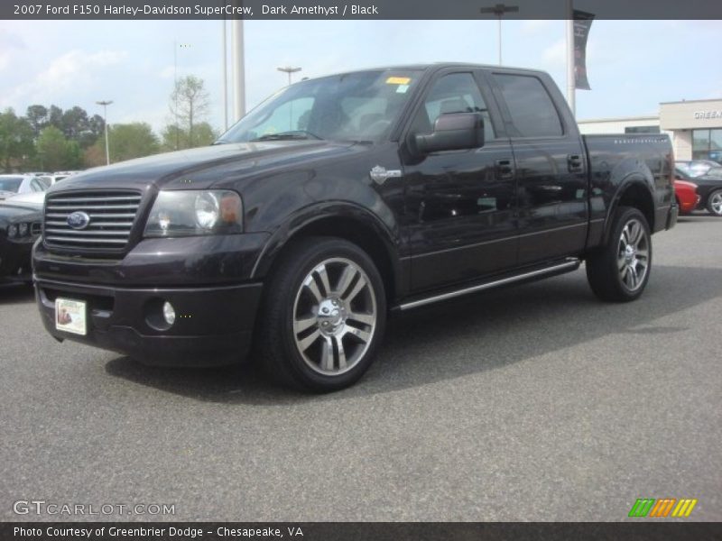 Dark Amethyst / Black 2007 Ford F150 Harley-Davidson SuperCrew