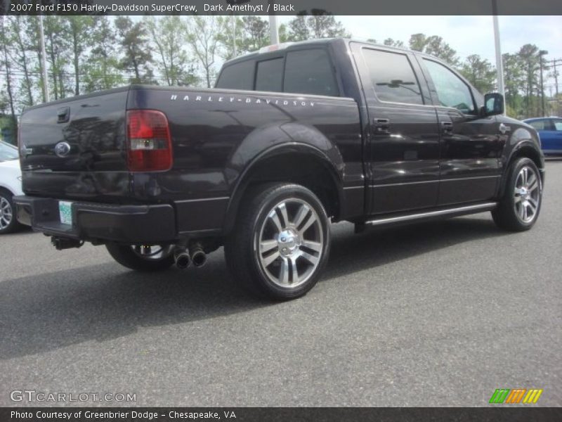 Dark Amethyst / Black 2007 Ford F150 Harley-Davidson SuperCrew